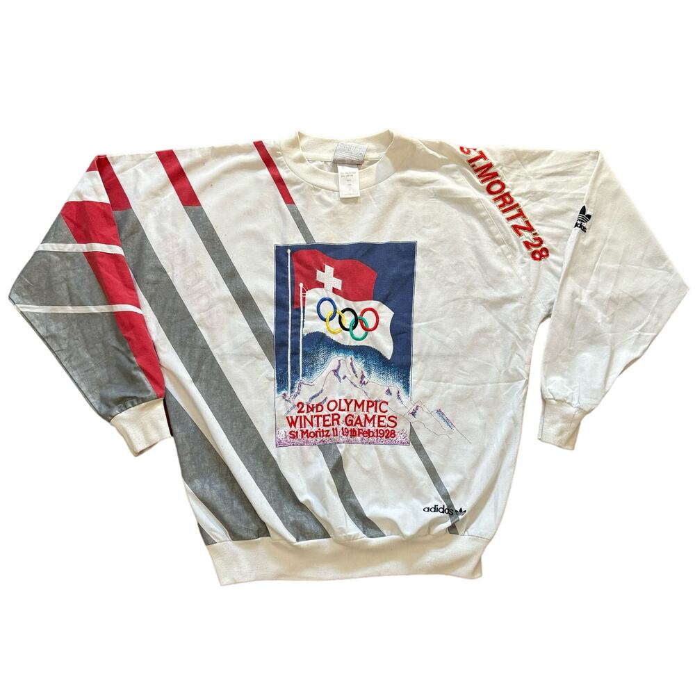 Vintage Adidas St. Moritz Squaw Valley Winter Olympic Game